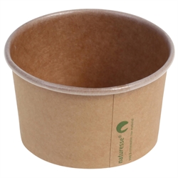 Isbæger naturesse brun 180 ml 1000 stk.