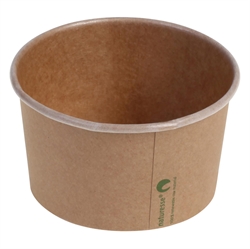 Isbæger naturesse brun 340 ml 500 stk.