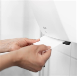 Katrin System håndklæderulle hybrid dispenser hvid