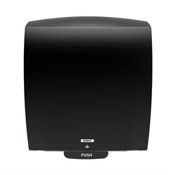 Katrin System håndklæderulle hybrid dispenser sort