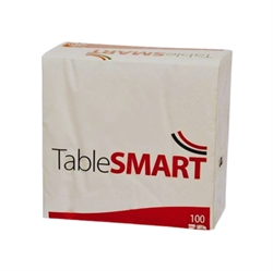Serviet TableSMART 40x40cm 3-lag hvid 100 stk