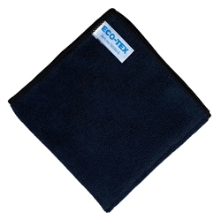 Microfiberklud 32x32 cm Sort
