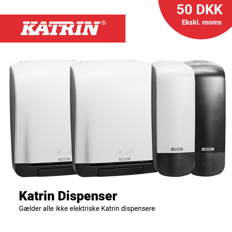 Katrin Dispensere til 50 kr